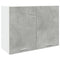 vidaXL Hanging Cabinet Lyon Concrete Grey 80x31x60 cm Engineered Wood