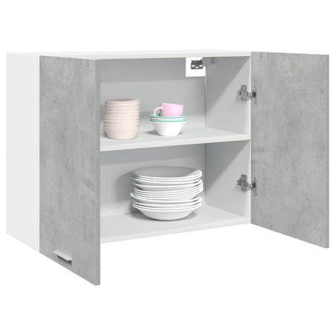 vidaXL Hanging Cabinet Lyon Concrete Grey 80x31x60 cm Engineered Wood