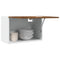 vidaXL Hanging Cabinet Lyon Old Wood 60x31x40 cm Engineered Wood