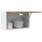 vidaXL Hanging Cabinet Lyon Artisan Oak 60x31x40 cm Engineered Wood