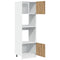 vidaXL Microwave Cabinet Lyon Artisan Oak 60x57x207 cm Engineered Wood
