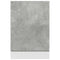 vidaXL Dishwasher Panel Lyon Concrete Grey 45x3x67 cm