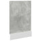 vidaXL Dishwasher Panel Lyon Concrete Grey 45x3x67 cm
