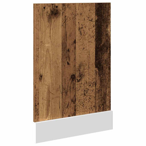 vidaXL Dishwasher Panel Lyon Old Wood 45x3x67 cm Engineered Wood