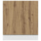 vidaXL Dishwasher Panel Lyon Artisan Oak 60x1.5x67 cm Engineered Wood
