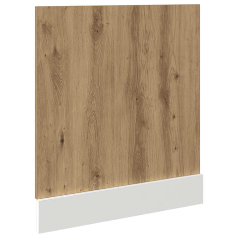 vidaXL Dishwasher Panel Lyon Artisan Oak 60x1.5x67 cm Engineered Wood