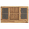 vidaXL Sideboard Artisan Oak 120x30.5x70 cm Engineered Wood