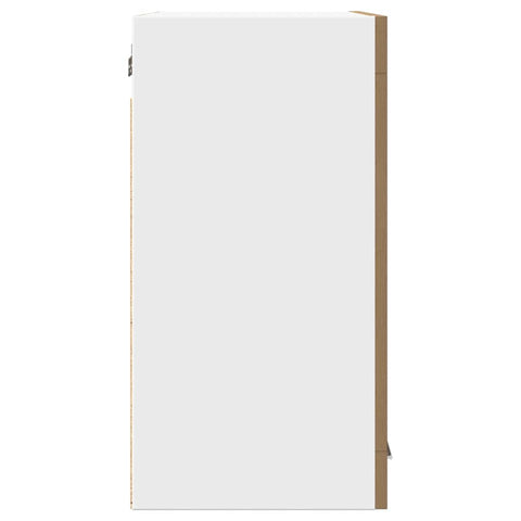 vidaXL Kitchen Wall Cabinet Lyon with Glass Door Artisan Oak 60x31x60 cm