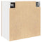 vidaXL Kitchen Wall Cabinet Lyon with Glass Door Artisan Oak 60x31x60 cm