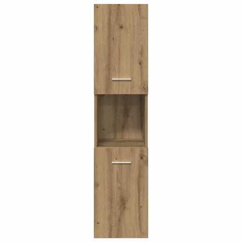 vidaXL Bathroom Hanging Cabinet Artisian Oak 30x30x130 cm Engineered Wood