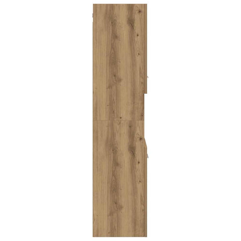 vidaXL Bathroom Hanging Cabinet Artisian Oak 30x30x130 cm Engineered Wood