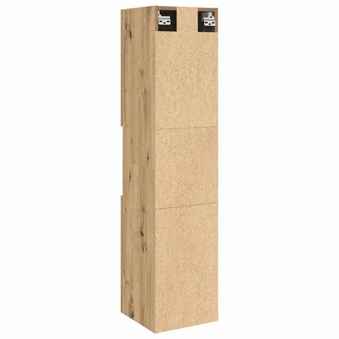 vidaXL Bathroom Hanging Cabinet Artisian Oak 30x30x130 cm Engineered Wood