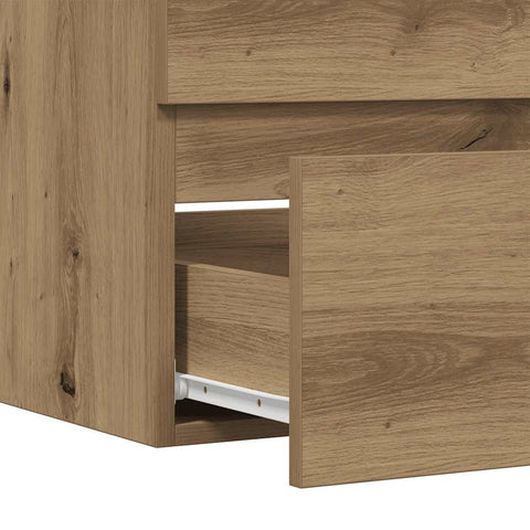 vidaXL Bathroom Cabinet Artisan Oak 60x38.5x45 cm Engineered Wood