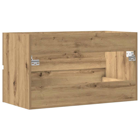 vidaXL Bathroom Hanging Cabinet Artisian Oak 80x38.5x45 cm Engineered Wood