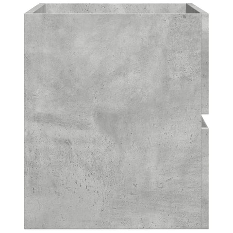 vidaXL Sink Cabinet Concrete Grey 90x38.5x45 cm Engineered Wood