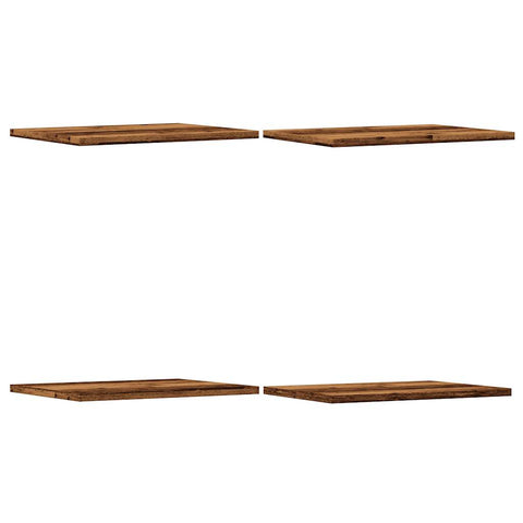 vidaXL Bookshelf Boards 4 pcs Old Wood 40x30x1.5 cm Engineered Wood