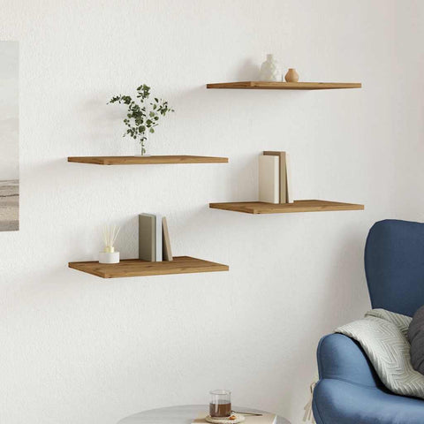 vidaXL Bookshelf Boards 4 pcs Artisan Oak 40x30x1.5 cm Engineered Wood