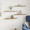 vidaXL Bookshelf Boards 4 pcs Old Wood 60x10x1.5 cm Engineered Wood