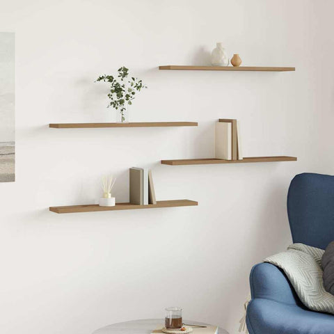 vidaXL Bookshelf Boards 4 pcs Artisan Oak 60x10x1.5 cm Engineered Wood