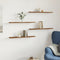 vidaXL Wall Shelves 4 pcs Old Wood 60x20x1.5 cm Engineered Wood