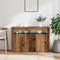 vidaXL Sideboard with LED Lights Old Wood 115.5x30x75 cm Engineered Wood