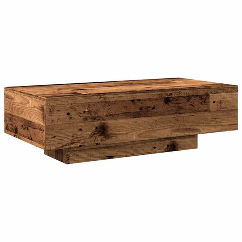 vidaXL Coffee Table Old Wood 100x49.5x31 cm Engineered Wood