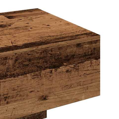 vidaXL Coffee Table Old Wood 100x49.5x31 cm Engineered Wood