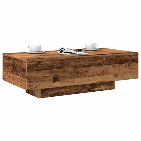 vidaXL Coffee Table Old Wood 100x49.5x31 cm Engineered Wood