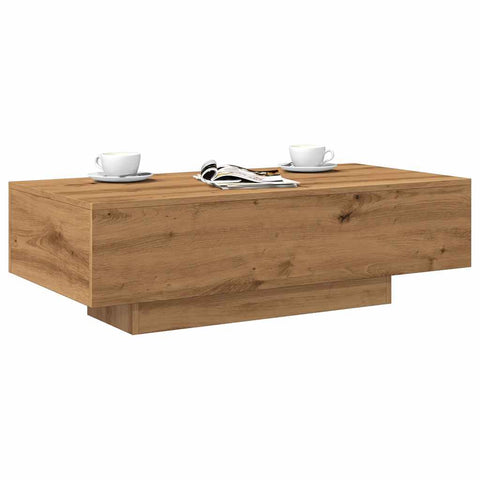 vidaXL Coffee Table Artisan Oak 100x49.5x31 cm Engineered Wood