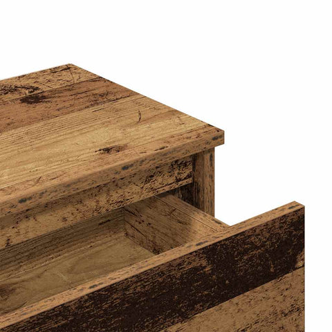 vidaXL Bedside Cabinets 2 pcs Old Wood 40x30x39 cm Engineered Wood