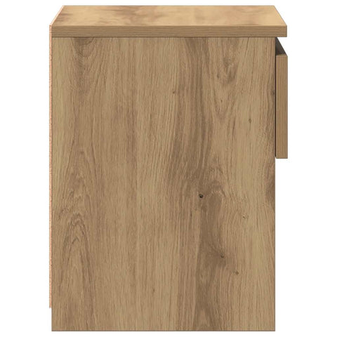 vidaXL Bedside Cabinet Artisan Oak 40x30x39 cm Engineered Wood