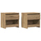 vidaXL Bedside Cabinets 2 pcs Artisan Oak 40x30x39 cm Engineered Wood
