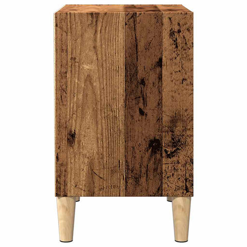 vidaXL Bedside Cabinet Old Wood 40x30x50 cm Engineered Wood