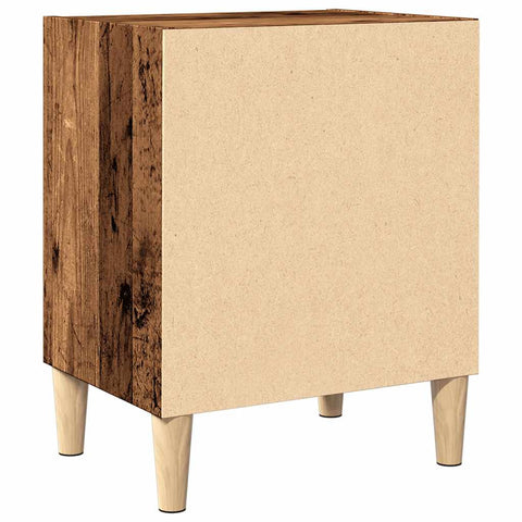 vidaXL Bedside Cabinet Old Wood 40x30x50 cm Engineered Wood