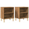 vidaXL Bedside Cabinets 2 pcs Artisan Oak 40x30x50 cm Engineered Wood