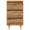 vidaXL Bedside Cabinet Artisan Oak 40x35x69 cm Engineered Wood