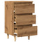 vidaXL Bedside Cabinet Artisan Oak 40x35x69 cm Engineered Wood