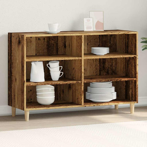 vidaXL Sideboard Old Wood 103.5x35x70 cm Engineered Wood