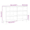 vidaXL Sideboard Old Wood 103.5x35x70 cm Engineered Wood
