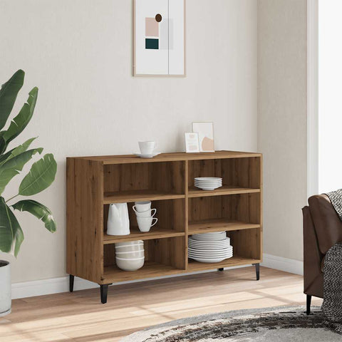 vidaXL Sideboard Artisan Oak 103.5x35x70 cm Engineered Wood