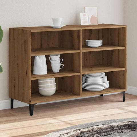 vidaXL Sideboard Artisan Oak 103.5x35x70 cm Engineered Wood