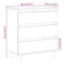 vidaXL Sideboard Old Wood 60x35x70 cm Engineered Wood