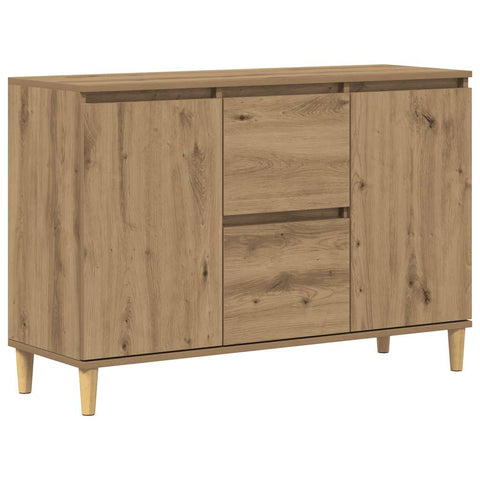 vidaXL Sideboard Artisan Oak 102x35x70 cm Engineered Wood
