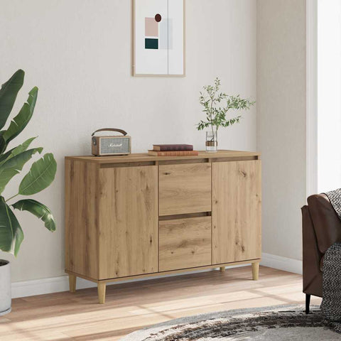 vidaXL Sideboard Artisan Oak 102x35x70 cm Engineered Wood