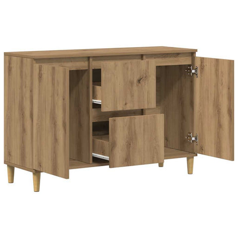 vidaXL Sideboard Artisan Oak 102x35x70 cm Engineered Wood