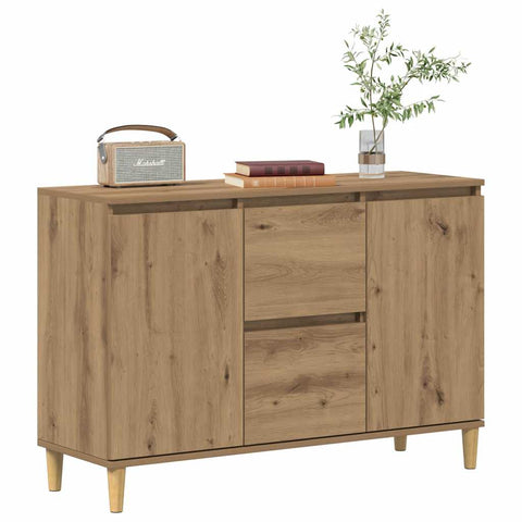 vidaXL Sideboard Artisan Oak 102x35x70 cm Engineered Wood
