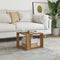 vidaXL Coffee Table Artisan Oak 40x40x30 cm Engineered Wood