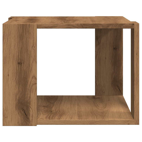 vidaXL Coffee Table Artisan Oak 40x40x30 cm Engineered Wood