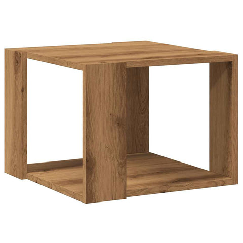 vidaXL Coffee Table Artisan Oak 40x40x30 cm Engineered Wood