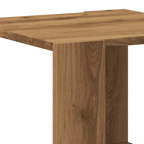 vidaXL Coffee Table Artisan Oak 40x40x30 cm Engineered Wood